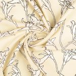 Viscose Popeline - Lelies Ecru