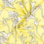 Viscose Poplin – Gele lelies