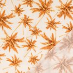 Popelina de Viscosa - Palmeras Blancas