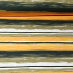 Viskosejersey - Streifen Aquarell Grün Gelb