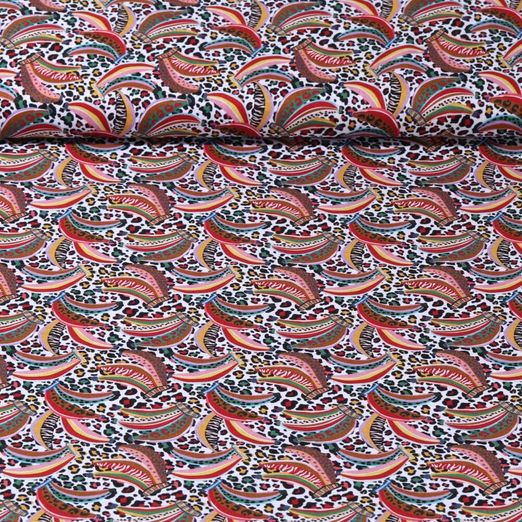 Baumwoll-Popeline - Africa Multicolor