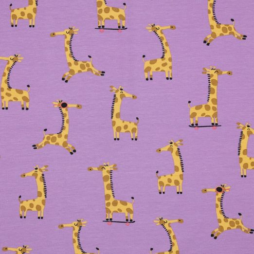 Jersey - Coole Giraffen Flieder