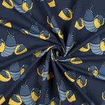 Sommarsweat - French Terry Cooler Hummer Blå