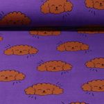 Soft sweat - Chiens mignons Violet-0