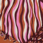 Viscose - Combinatie Golven Bordeaux