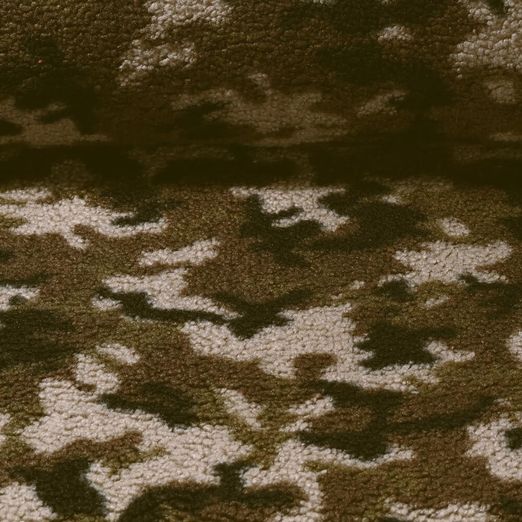 Polaire teddy - Camouflage Marron