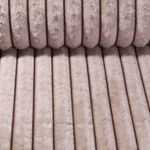 Kunstfell - Streifen Melange Sand