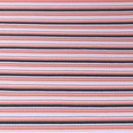 Jersey côtelé - Rayures rétros Teinté dans la masse Multicolore-0