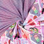 Jersey - Digitale print Manga combinatiestof roze