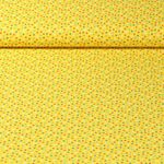 Baumwoll-Cretonne - Bunte Punkte Gelb