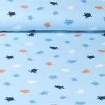 Jersey - Tortues Bleu clair
