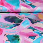 Baumwoll-Satin - Digitaldruck Nerida Hansen Resonate Rosa