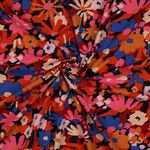 Jersey Bio - Nerida Hansen Fleurs Colorées Marine Multicolore