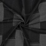 Jeans - Jacquard Patchwork Svart