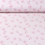 Baumwoll-Musselin - Double Gauze Digitaldruck Schmetterlinge Rosa