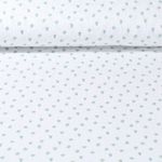 Baumwoll-Musselin - Double Gauze Digitaldruck Tulpen Offweiß Grün