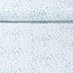 Baumwoll-Musselin - Double Gauze Digitaldruck Botanik Ecru Grün