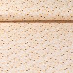 Jersey - Petits coeurs Vanille