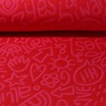 Orgaaninen hiki - Hamburger Liebe Käsi sydämellä All I Want Stepper Punainen