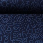 Bio Sweat - Hamburger Liebe Hand on Heart All I Want Stepper Navy