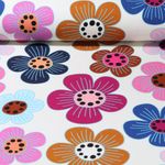 Organic Jersey - Hamburger Liebe Digitale Opdruk Hand Op Hart Kweek Ecru