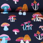 Organic Jersey - Hamburger Liebe Digitale Opdruk Hand Op Hart Droom Navy