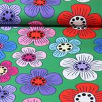 Bio Canvas - Hamburger Liebe Digitaldruck Hand an Heart Grow Grün