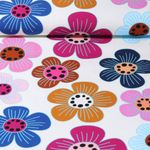 Organic Canvas - Hamburger Liebe Digitale Print Ecru