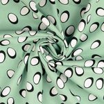 Bomuldscretonne - Ovale Mint