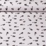 Jersey - Traktor mit Anhänger Gestreift Sand