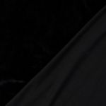 Fluwelen Jersey - Superstretch Uni Zwart