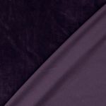 Fluwelen tricot - superstretch uni paars