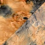 Aksamitny jersey - Superstretch batik jeans