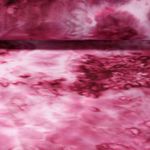 Samtjersey Ice - Superstretch Batik Ecru Brombeere