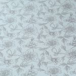 Musselin - Sommerblumen auf Mint