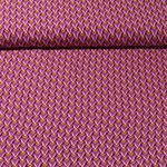 Popeline de viscose - Tulipes rétro Aubergine