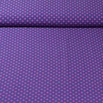 Viskose-Popeline - Kleine Blumen Royalblau