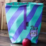 Kunstleder designed by Snaply - Mega Stripes mint - Meterware-7