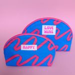 SnapPap Label weiß/neon-pink - Hippie-2