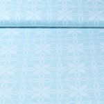 Gütermann Baumwolle - Bright Side Kollektion Blumen Iceblau