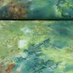 Baumwoll-Popeline - Tie Dye Hellgrün