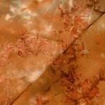 Katoenen popeline - Tie Dye Lichtbruin