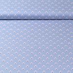 Gütermann Baumwolle - Bright Side Kollektion Blüten Blau