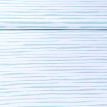 Gütermann Baumwolle - Bright Side Kollektion Streifen Weiß Iceblau