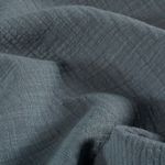 Mussola di cotone slub - jeans