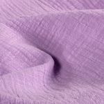 Sweat en tricot de coton - Uni Mauve