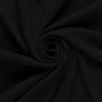 Sweat en tricot de coton - Noir uni