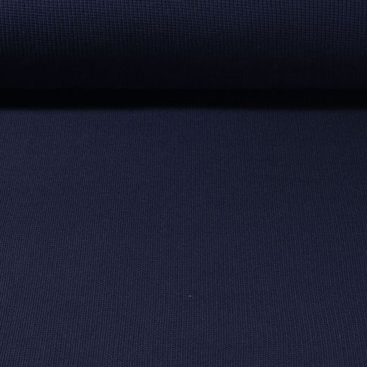 Sweat coton tricoté Nils - Bleu marine foncé Uni