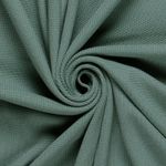 Sweat en tricot de coton - Vert ancien uni