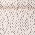 Baumwoll-Cretonne Vintage - Blümchen Beige Sand